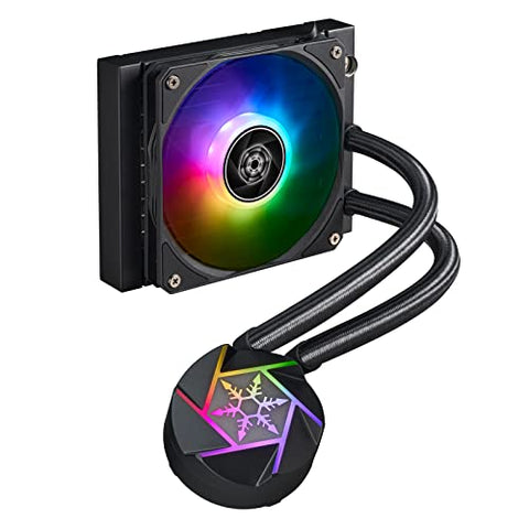 AIO CPU liquid cooling/ARGB/Single 12015mm PWM fan/pump in radiator/Universal Intel & AMD socket solution
