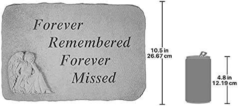 Design Toscano Forever Remembered: Angel Cast Stone Memorial Garden Marker