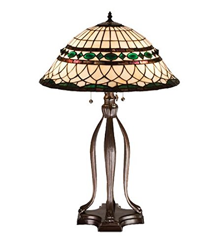 30InchH Tiffany Roman Table Lamp