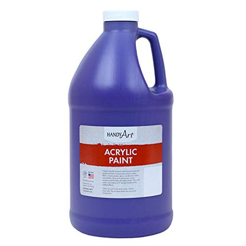 Handy Art Acrylic Paint Half Gallon, Violet