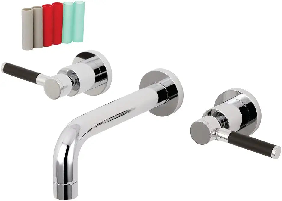 Kingston Brass KS8121DKL Kaiser Bathroom Faucet, Polished Chrome