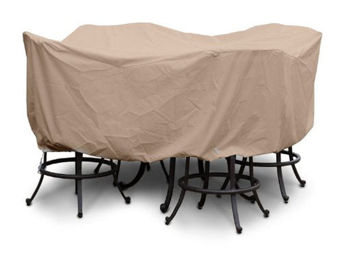 KoverRoos Weathermax 45252 Large Bar Set Cover, 84-Inch Diameter by 40-Inch Height, Toast