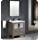 Fresca Torino 30&#34; Gray Oak Modern Bathroom Cabinet w/Integrated Sink