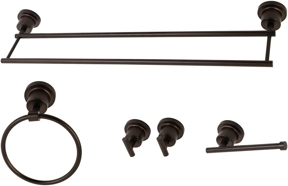 Kingston Brass BAH8213478ORB Concord 5-Piece Bathroom Accessory Sets, Oil Rubbed Bronze