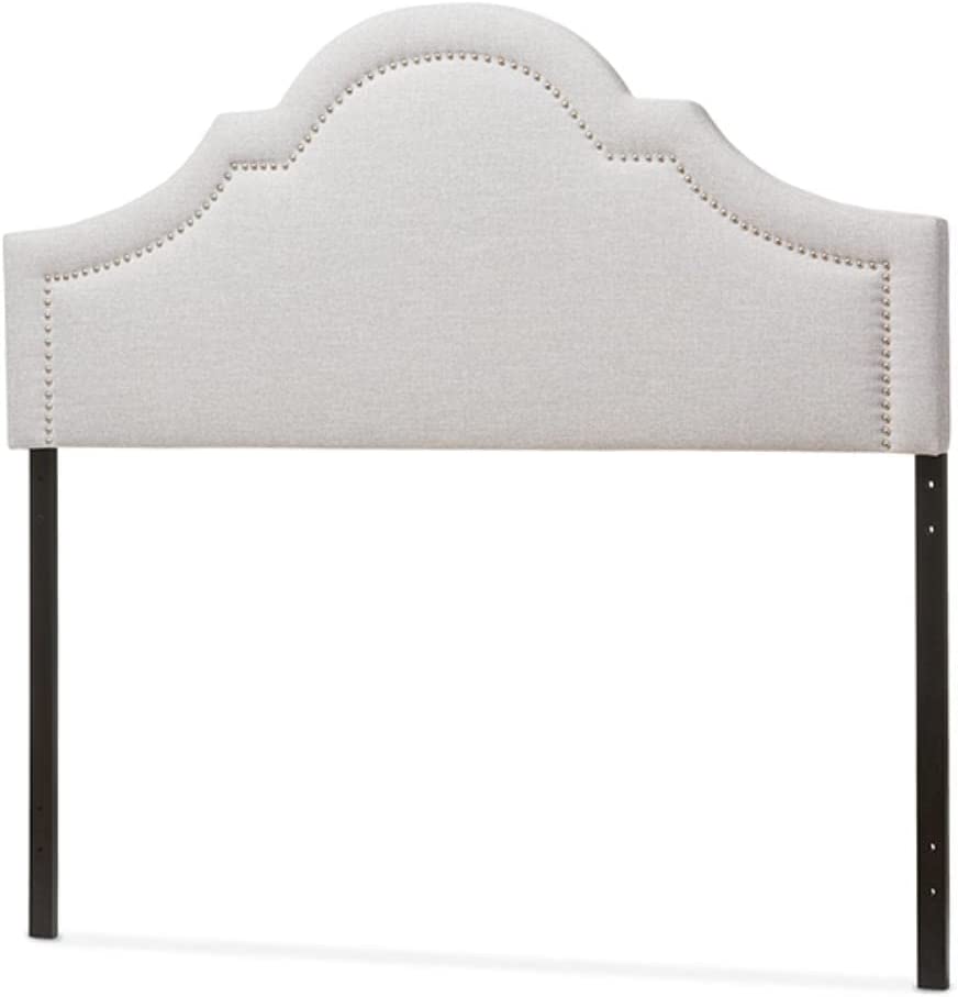 Baxton Studio Ritta Modern and Contemporary Upholstered Headboard Beige/Queen