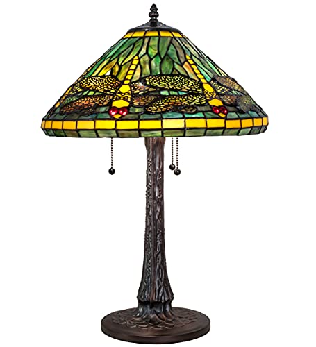 22Inch High Tiffany Dragonfly Table Lamp