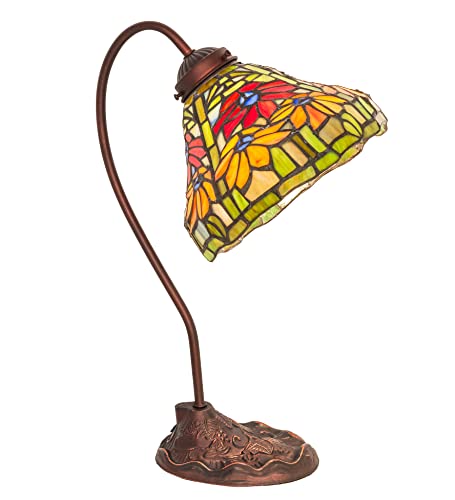 18Inch High Tiffany Poinsettia Desk Lamp