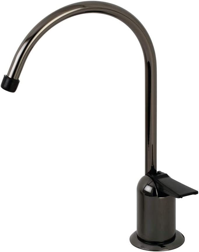 Kingston Brass NK6190 Onyx Water Filtration Faucet, Black Stainless Steel