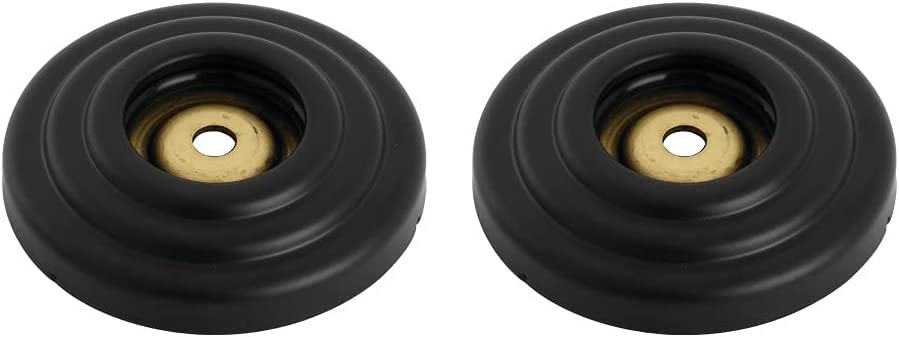 Kingston Brass DRF314120 Restoration Grab Bar Flange Only (1 Pair), Matte Black