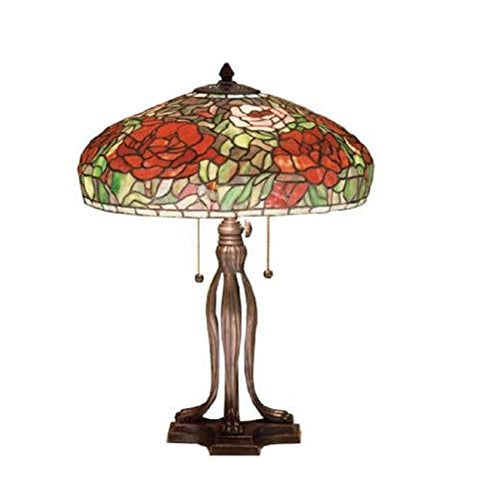 23.5InchH Tiffany Peony Table Lamp
