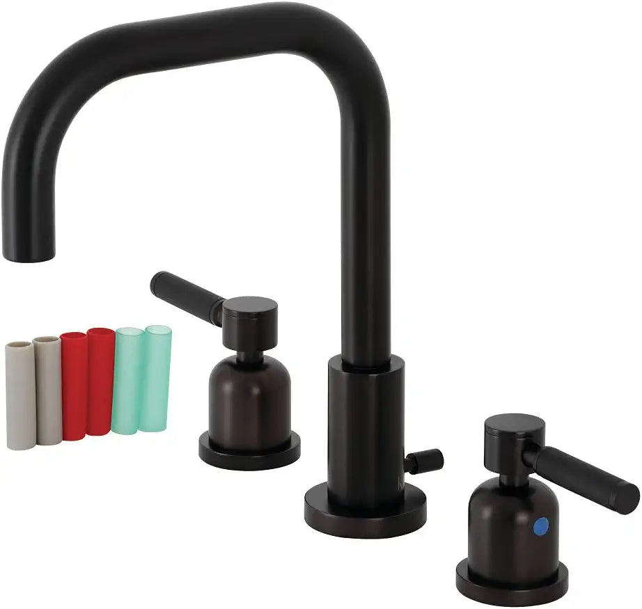 Kingston Brass FSC8935DKL Kaiser Widespread Bathroom Faucet, Oil Rubbed Bronze