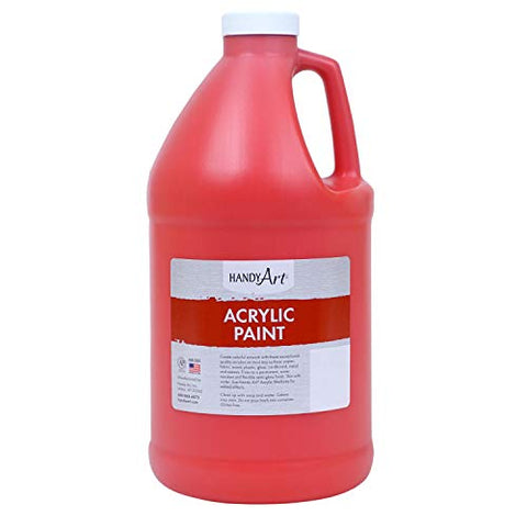 Handy Art√É‚Äö√Ç¬Æ Acrylic Paint Half Gallon, Vermilion