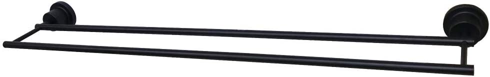 Kingston Brass BAH821330MB Concord Dual Towel Bar, Matte Black