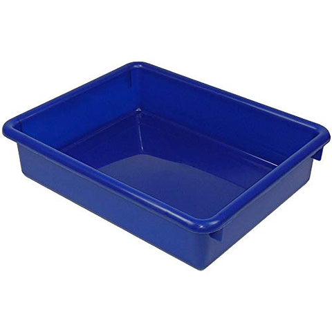 Romanoff Products 3&#34; Stowaway Letter Tray, Blue