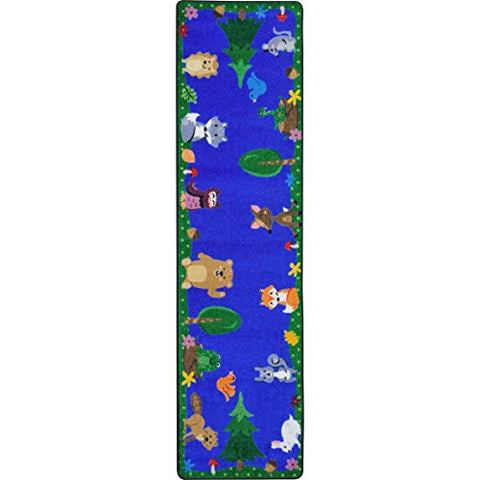 Joy Carpets 1939RR Animals Among Us Childrens Rugs, RR, Multicolor