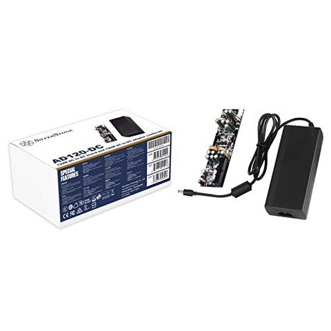 120W power supply kit 120W DC-DC Powerboard with 120W 12V/10A AC-DC Adapter Black wire design 20+4pin motherboard connector 1x 4+4 EPS (CPU) power connector 3x SATA connector and 1x4-Pin Peripheral connector support Milo 10 chassis.