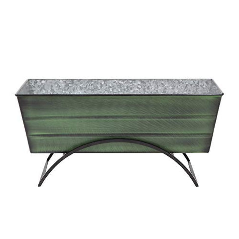 Odette Stand- Medium Green Flower Box