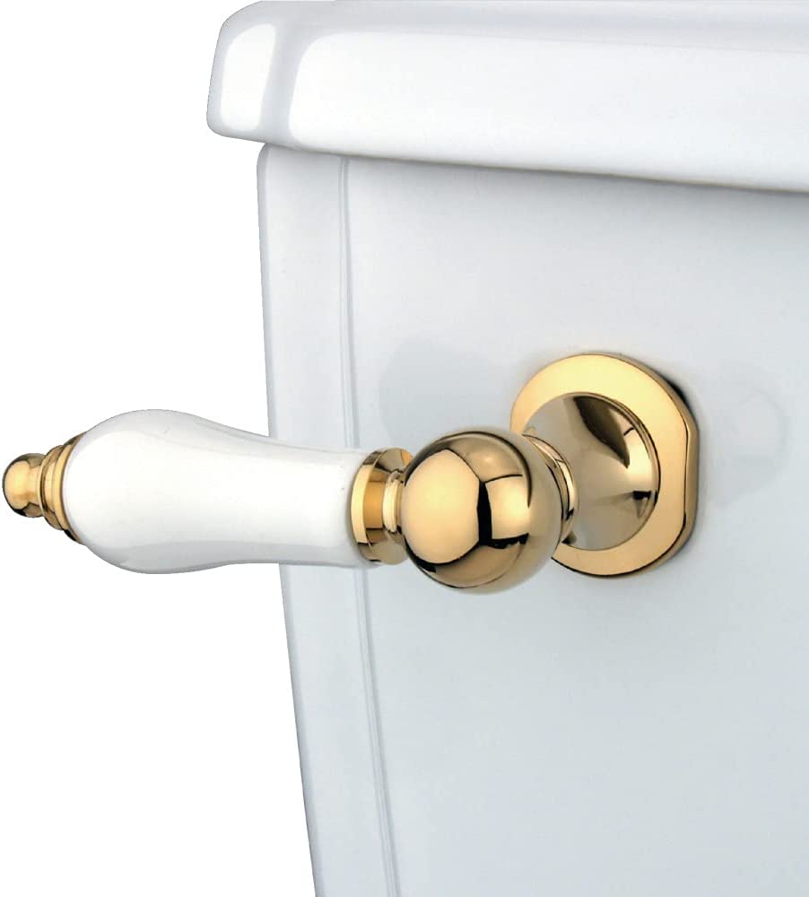 Kingston Brass KTPL2 Victorian Toilet Tank Lever, 3&#34;, Polished Brass