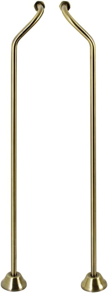 Kingston Brass CC473 Double Offset Bath Supply, Antique Brass