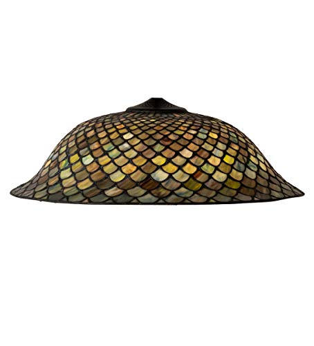 20Inch Wide Tiffany Fishscale Shade