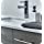 Fresca Lucera 60&#34; Gray Wall Hung Single Undermount Sink Modern Bathroom Vanity w/Medicine Cabinet