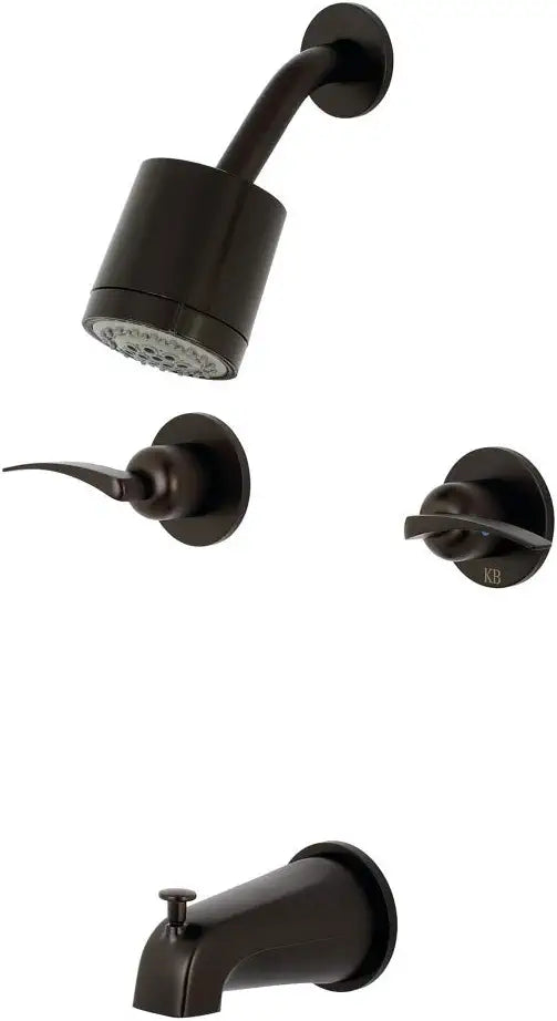 Kingston Brass KBX8145EFL Centurion Tub and Shower Faucet, Oil Rubbed Bronze