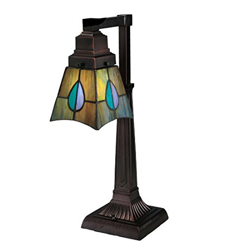 19.5InchH Mackintosh Leaf Desk Lamp