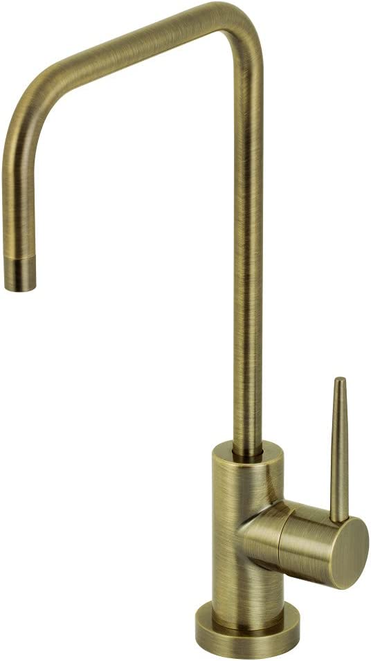 Kingston Brass KS6193NYL New York Single-Handle Cold Water Filtration Faucet, Antique Brass