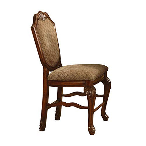 ACME 04084 Set of 2 Chateau de Ville Counter Height Chair, Cherry Finish