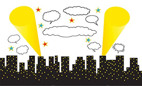 Teacher Created Resources Superhero Cityscape Bulletin Board (TCR5693)