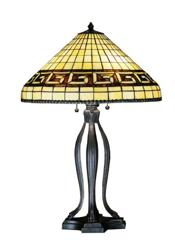 30 inches H Greek Key Table Lamp.605