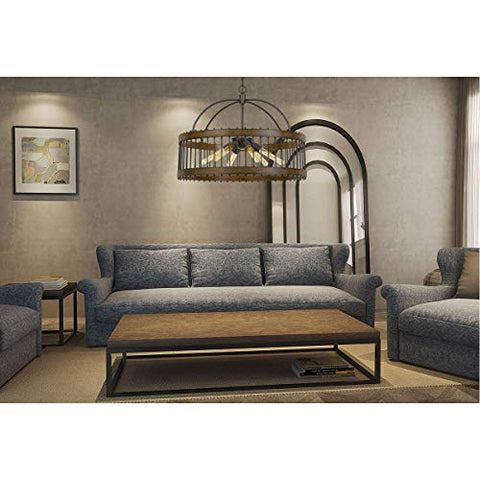 Cantania 60W X 6 Metal Pendant Fixture  (Edison Bulbs Not included)