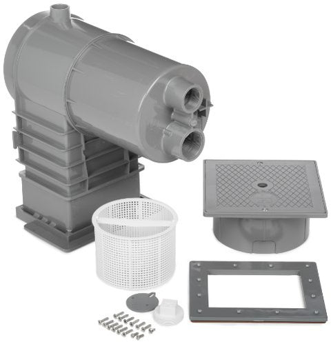 Hayward SP10841OMDGR 1-1/2-Inch FIP Dark Gray Auto-Skim Skimmer with Outside Mount
