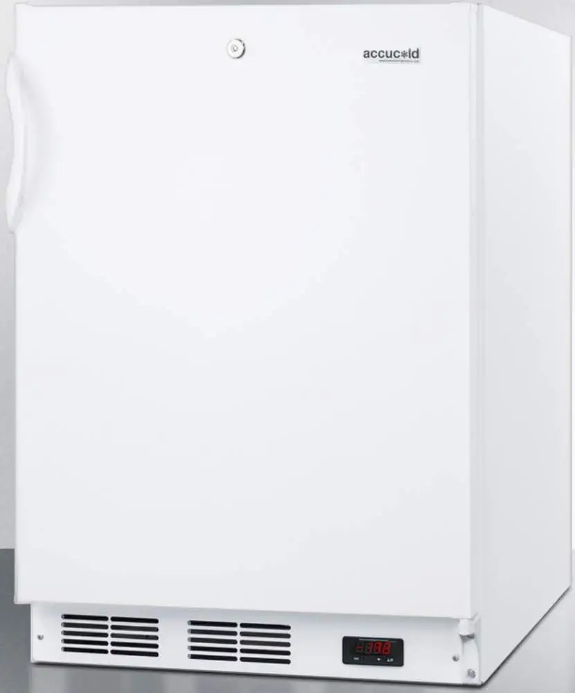 Summit Appliance VT65ML7ADA Commercial ADA Compliant Freestanding Medical All-Freezer Capable of -25Ã‚ÂºC Operationwith Front-Mounted Lock, Manual Defrost, Adjustable Thermostat and White Exterior