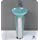 Fresca Vitale 17 inch Modern Glass Bathroom Pedestal