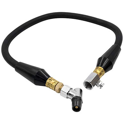 TIRE PRESSURE GA HOSE W/STRAIN RLF