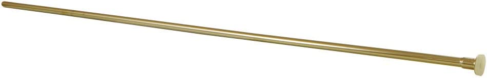 Showerscape CF38207 Complement 20-Inch X 3/8-Inch Diameter Flat Closet Supply, Brushed Brass