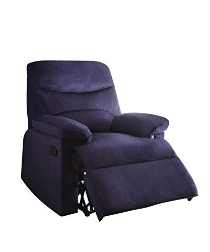 ACME Furniture Acme Arcadia Recliner, Light Brown woven Fabric