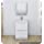 Fresca Tuscany 24&#34; Glossy White Free Standing Modern Bathroom Vanity w/Medicine Cabinet