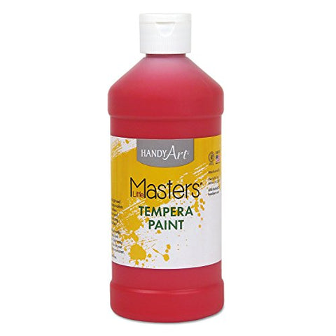Little Masters 201720 Tempera Paint, Red, 16 oz (LIM201720)