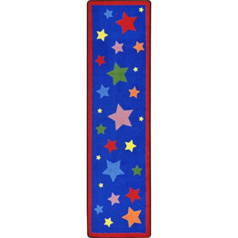 Joy Carpets 1853RR Reading Superstars Childrens Rugs, RR, Multicolor