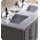 Fresca Oxford 48&#34; Gray Traditional Double Sink Bathroom Cabinets w/Top &amp; Sinks