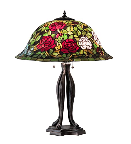 30 inches High Tiffany Rosebush Table Lamp