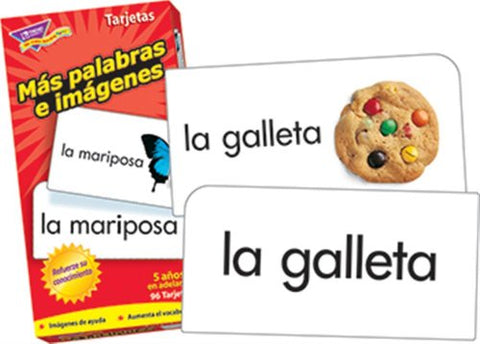 FLASH CARDS MAS PALABRAS E 96/BOX
