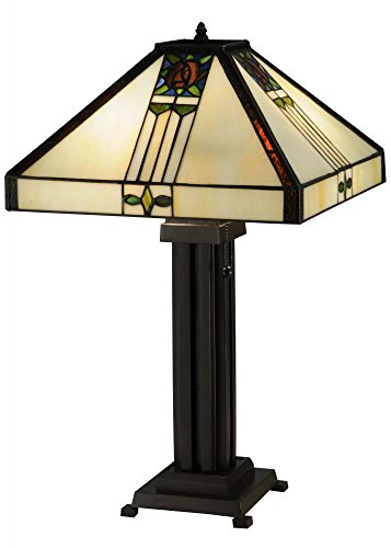 23.5InchH Pasadena Rose Table Lamp