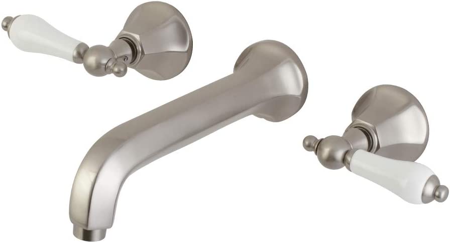 Kingston Brass KS4028PL Metropolitan Tub Faucet, Brushed Nickel