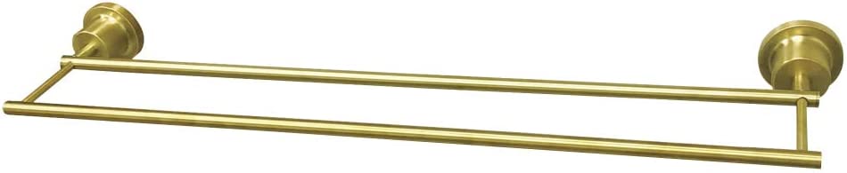 Kingston Brass BAH821318SB Concord 18-Inch Double Towel Bar, Brushed Brass