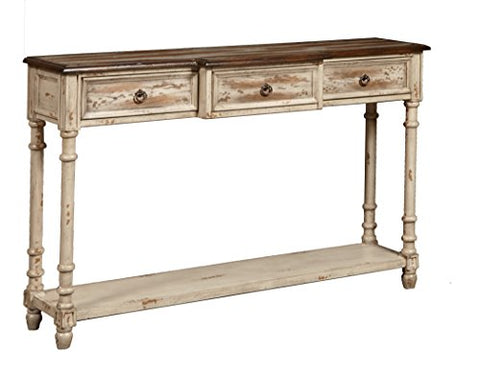 Distressed Drawer Console Table