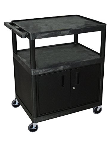 Large Coffee Cart - Cabinet - Black