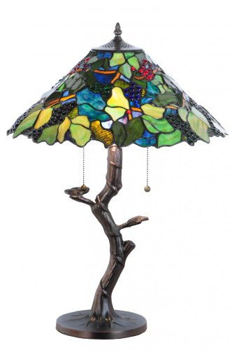 25InchH Grape Harvest Table Lamp